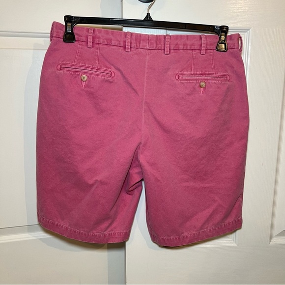 Peter Millar Pink Chino 100% Genuine Pima Cotton Shorts Men’s Size 36 - Picture 2 of 5
